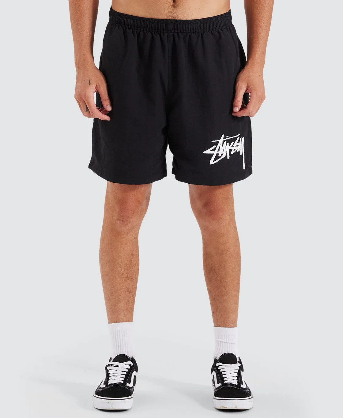 Stussy Big Stock Shorts Black
