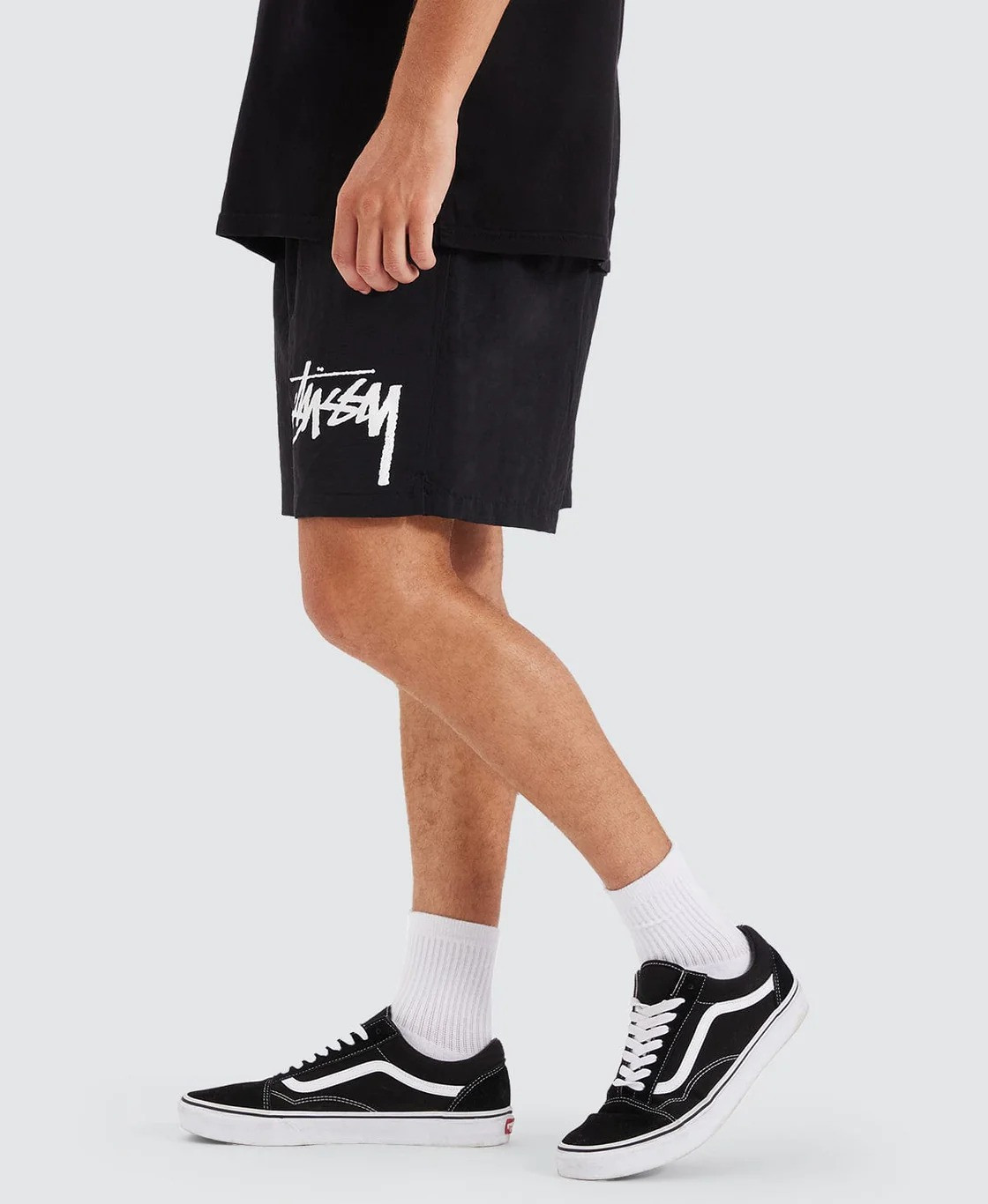 Stussy Big Stock Shorts Black