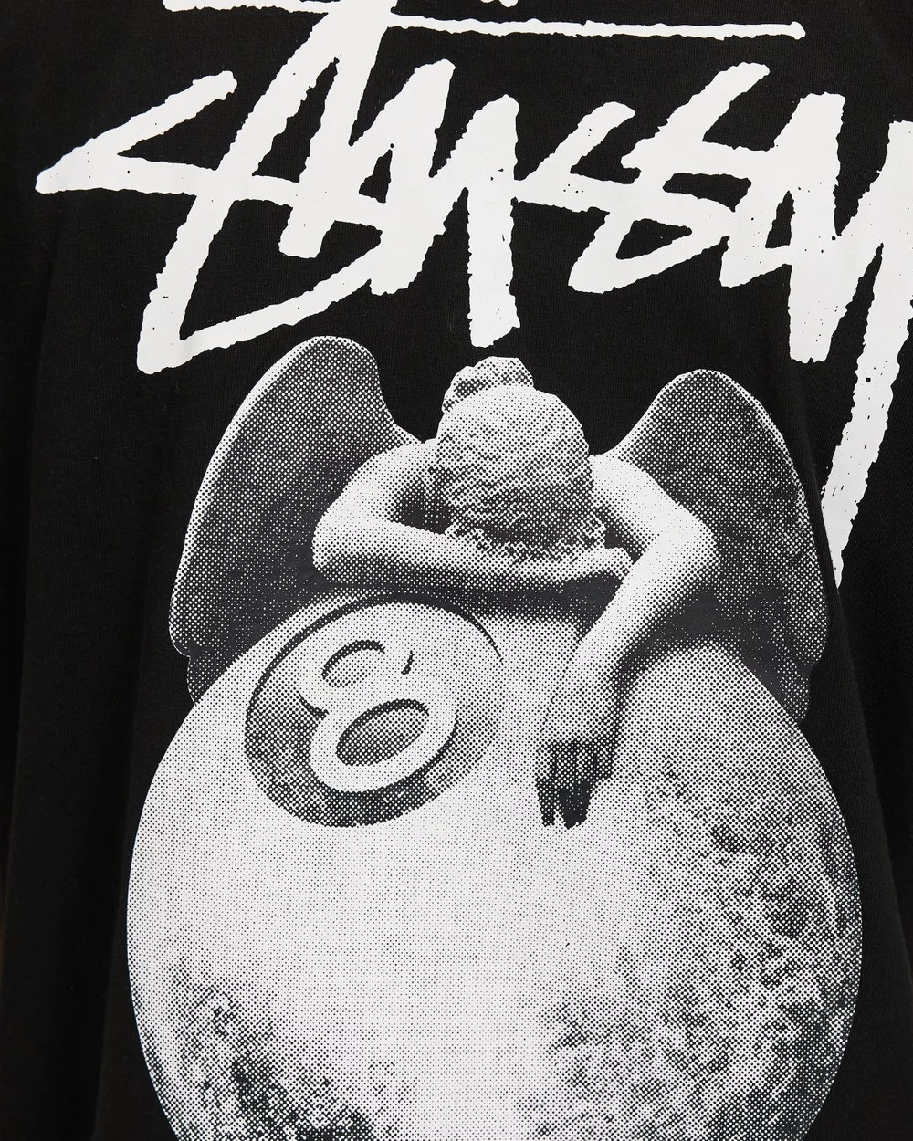 Stussy Angel Heavyweight SS Tee Black