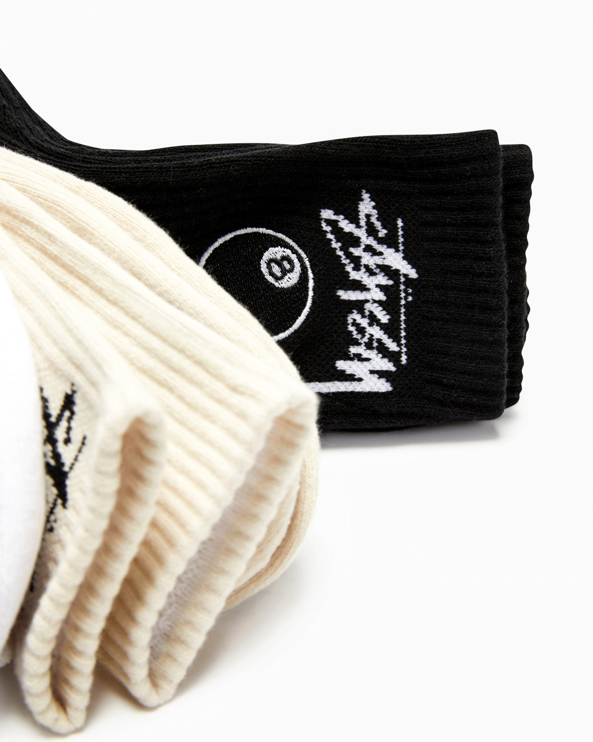Skarpetki Stussy 8 Ball Socks 3-Pack Multi