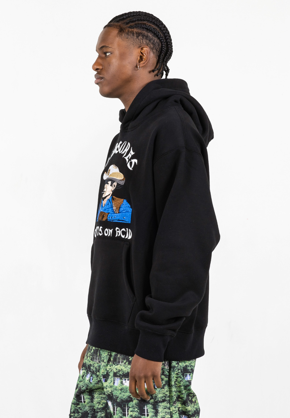 Bluza Pleasures Rhythm Hoody Black