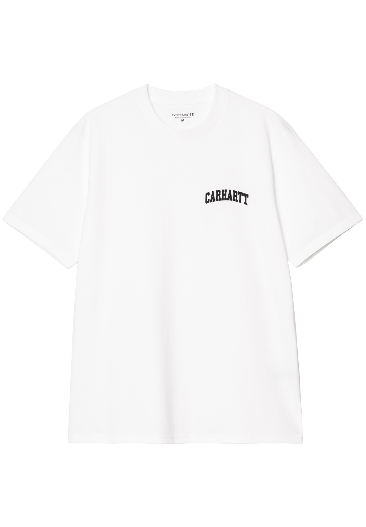Carhartt WIP S/S University Script T-Shirt White / Black