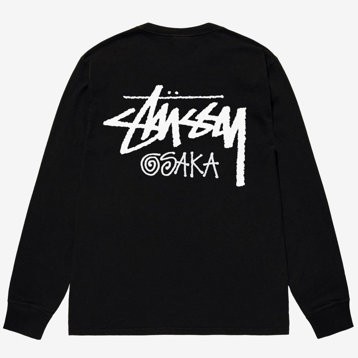 Stussy Stock Osaka LS Tee Black