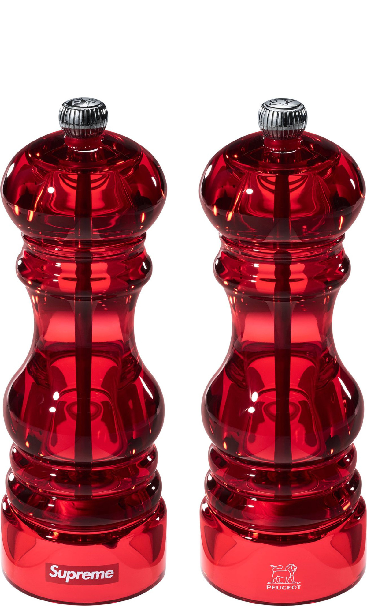 Supreme® x Peugeot Salt & Pepper Mill Set of 2 Red