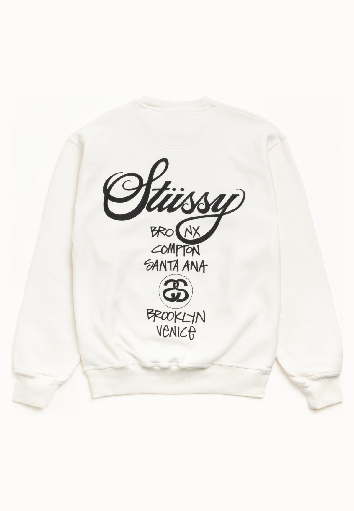 Stussy World Tour Crew Pigment Dyed Natural