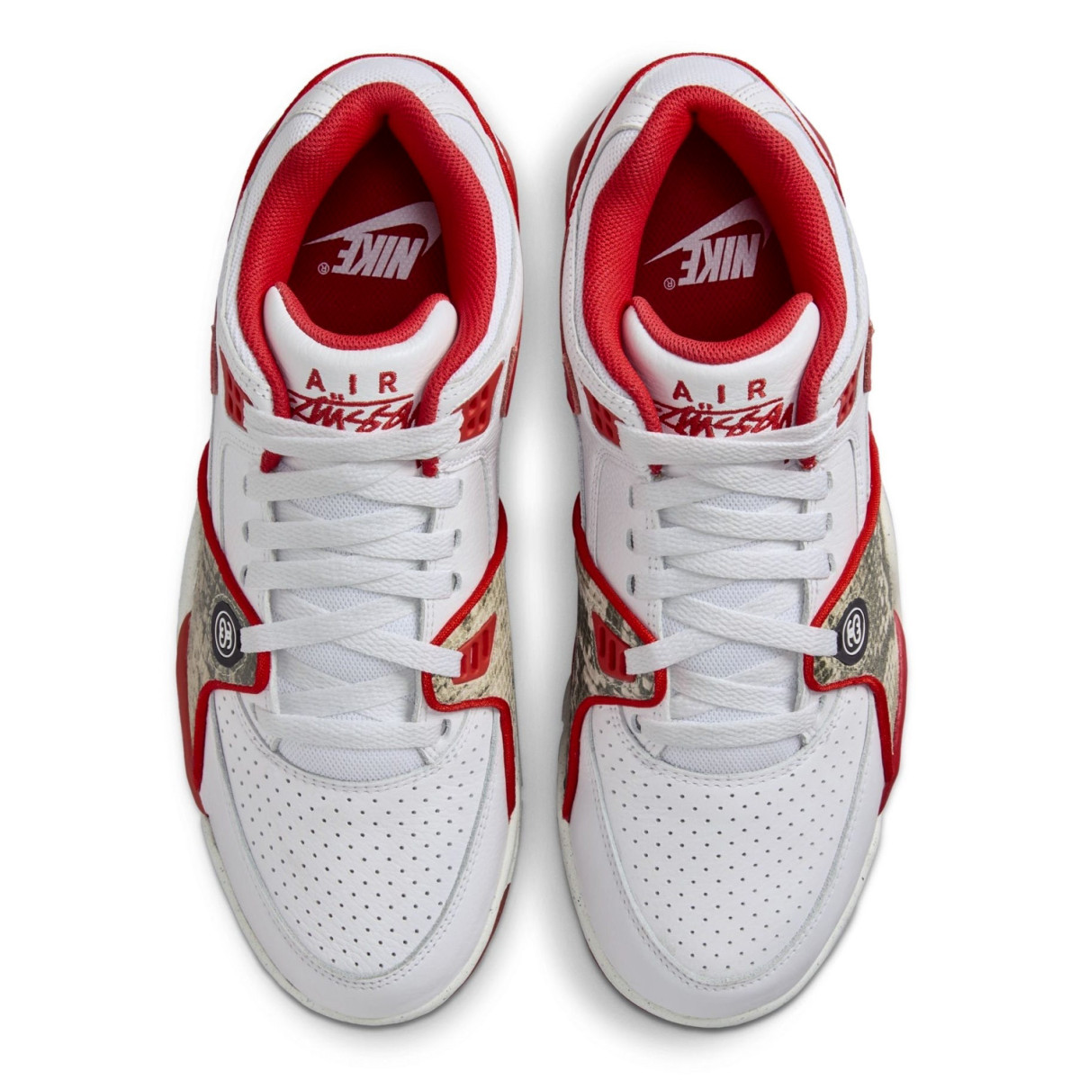 Stussy x Nike Air Flight '89 Low SP Habanero Red