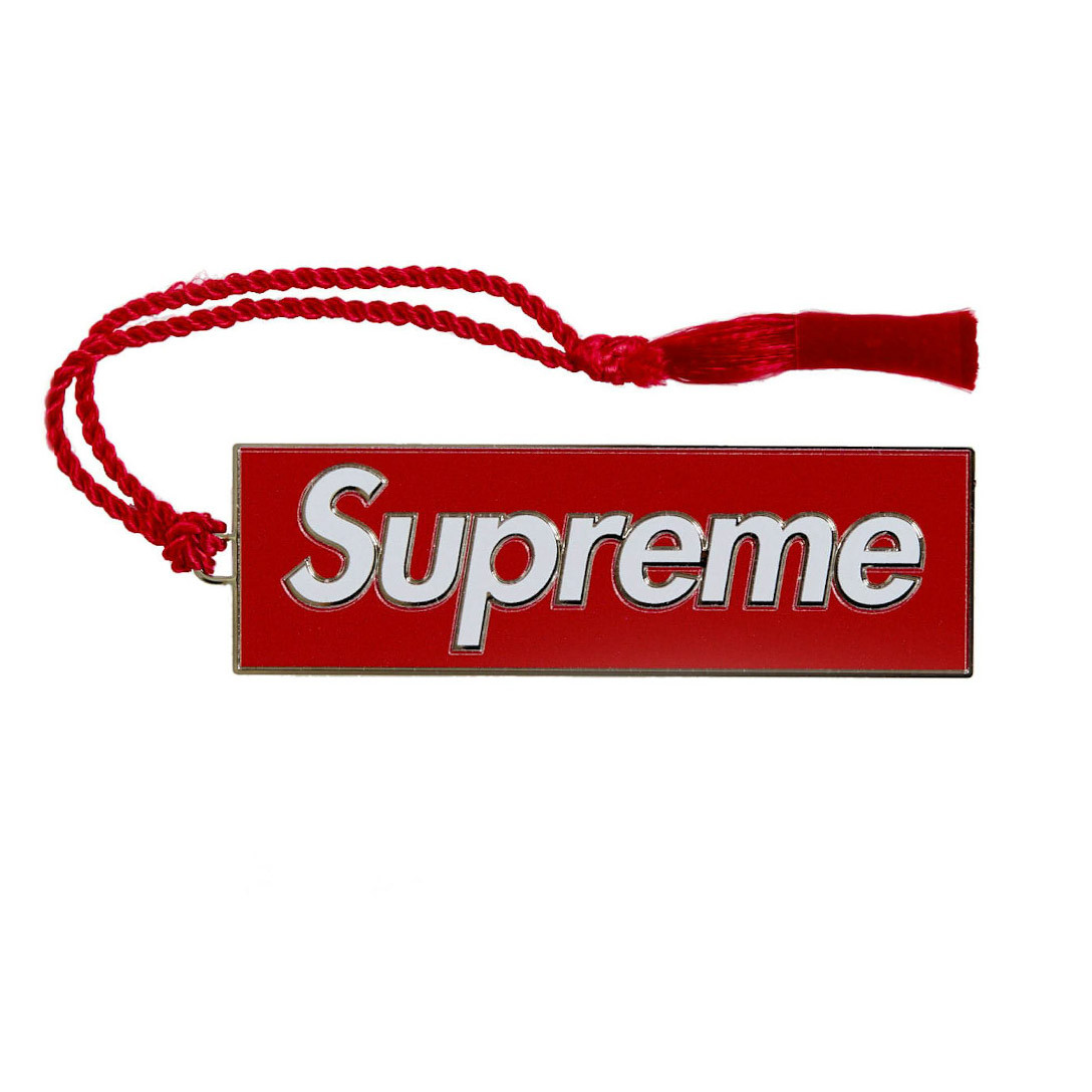 Supreme® David Howell & Co. Metal Bookmark Red