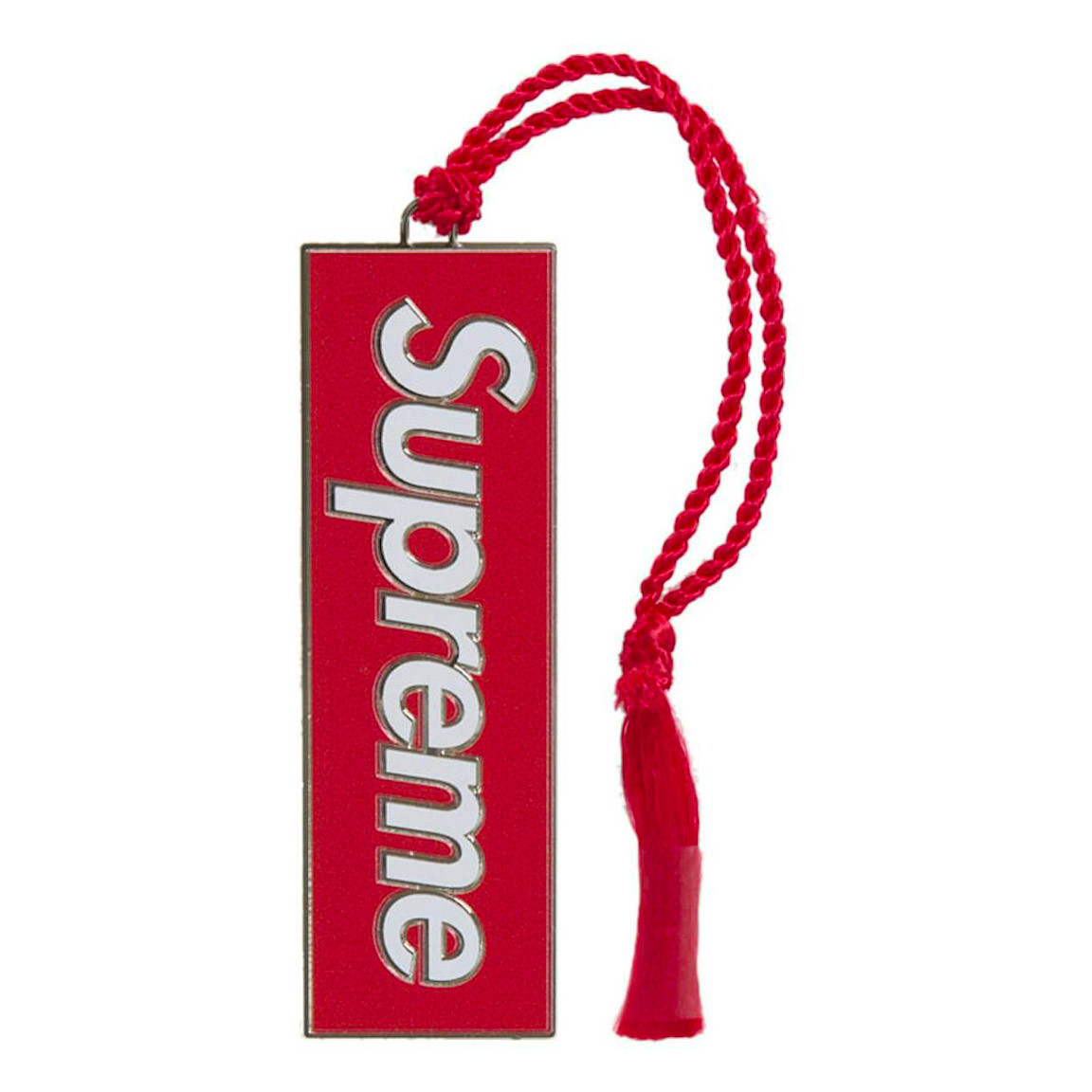 Supreme® David Howell & Co. Metal Bookmark Red