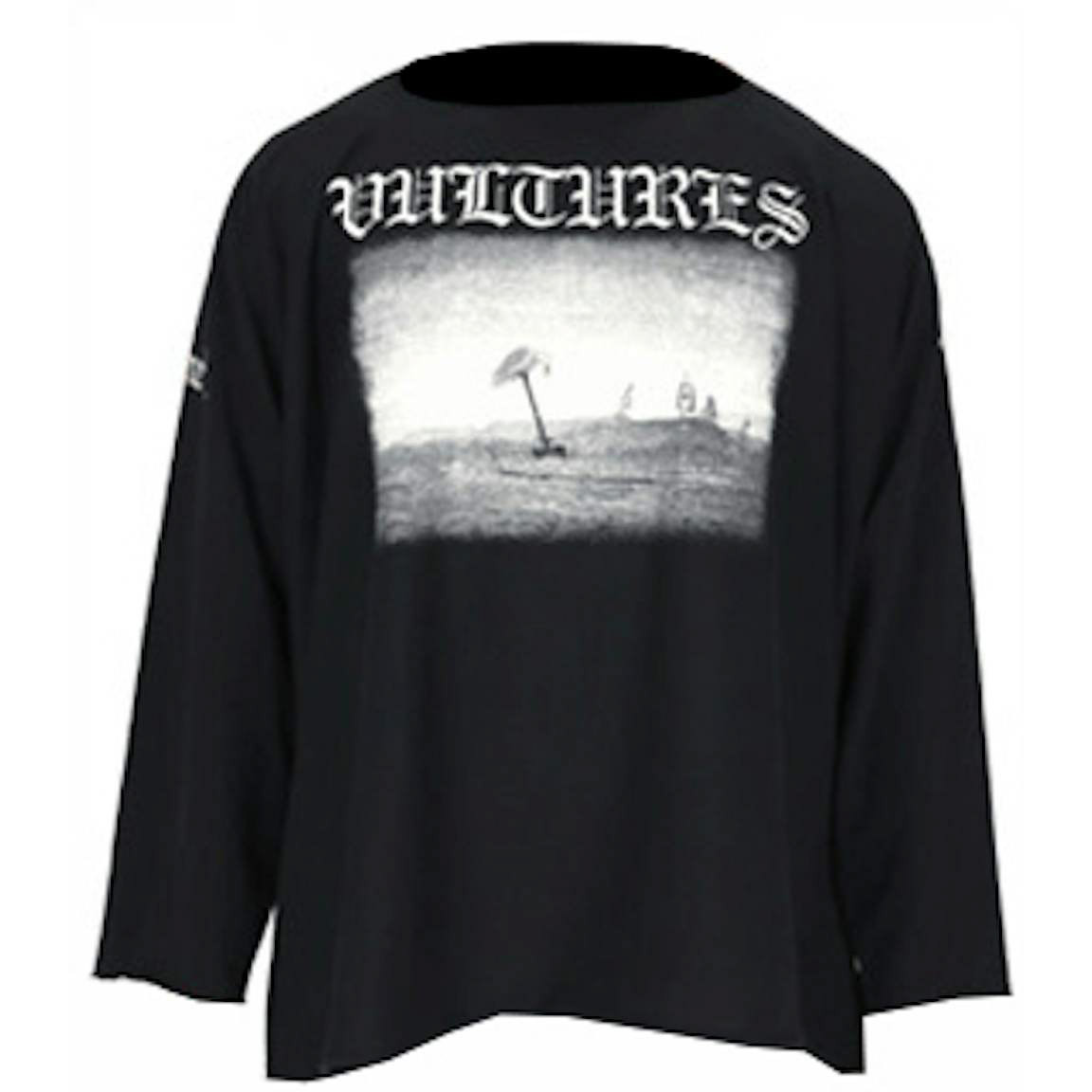 YZY Vultures Box Long T-Shirt Black