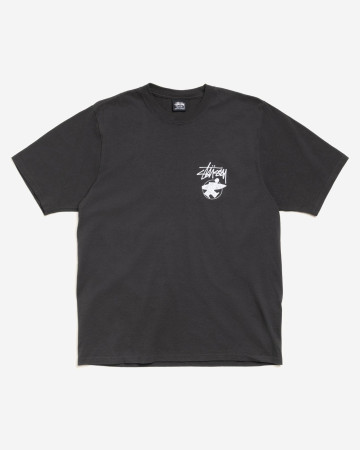 Stussy Long Haul Pigment Dyed Tee Faded Black