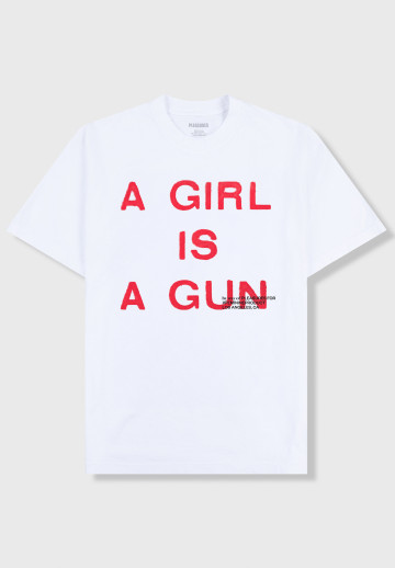 Pleasures Girl is a Gun Tee White