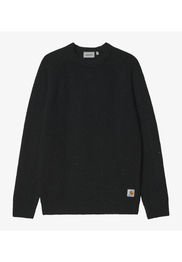Carhartt WIP Anglistic Sweater Speckled Black