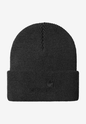 Carhartt WIP Lambert Beanie Black moon wash