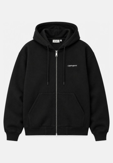 Carhartt WIP Hooded Ebbert Jacket Black / White