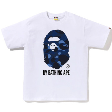BAPE® Color Camo by Bathing Ape Tee White/Navy