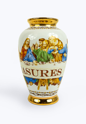 Pleasures Supper Ceramic Vase White
