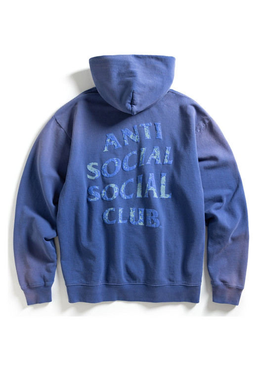 Anti Social Social Club Weathered Mind Games Hoodie Navy