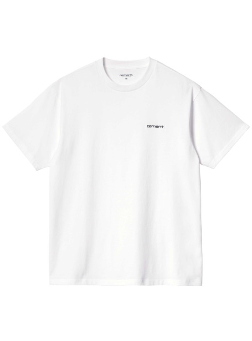 Carhartt WIP S/S Script Embroidery T-Shirt White