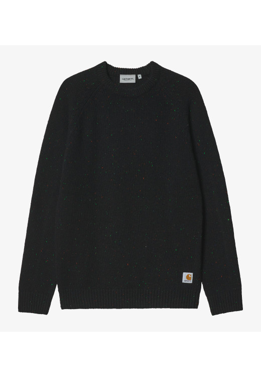 Carhartt WIP Anglistic Sweater Speckled Black