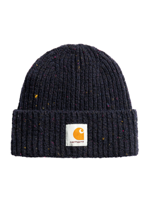 Carhartt WIP Anglistic Beanie Speckled Dark Navy