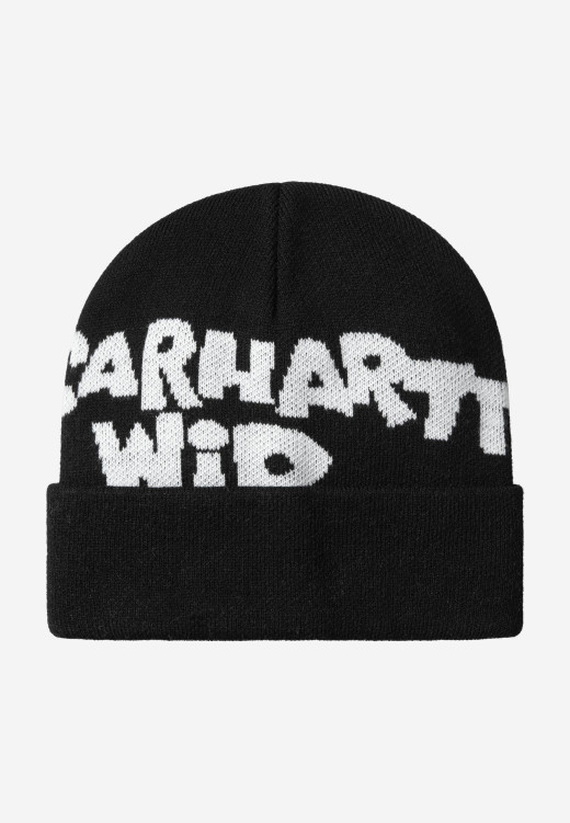 Carhartt WIP Cut Out Beanie Black / White