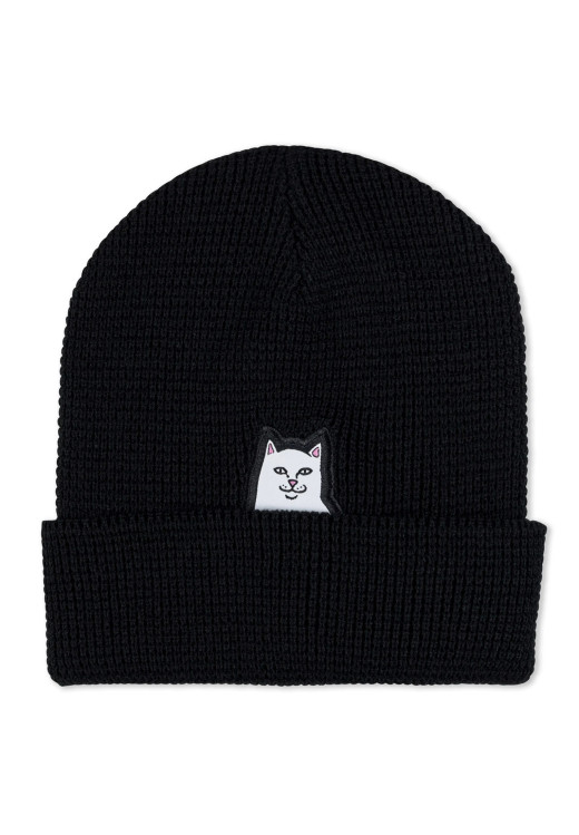 Czapka zimowa RipNDip Lord Nermal Beanie Black