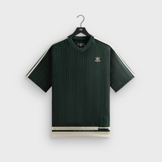 Kith Leon Short Sleeve Lace Combo Jersey Green