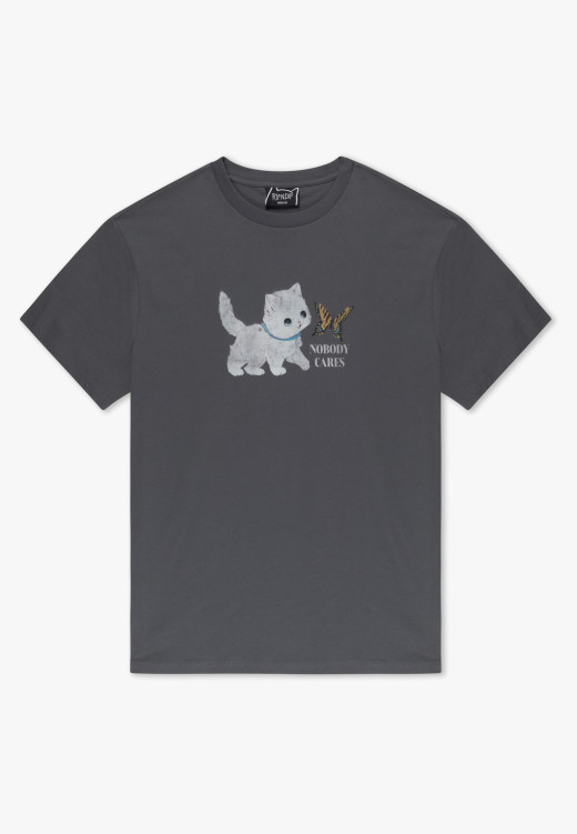 RIPNDIP Nobody Cares Tee Charcoal