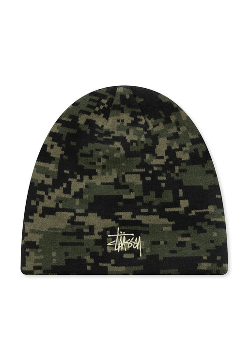 Stussy Basic Digi Camo Skullcap Green