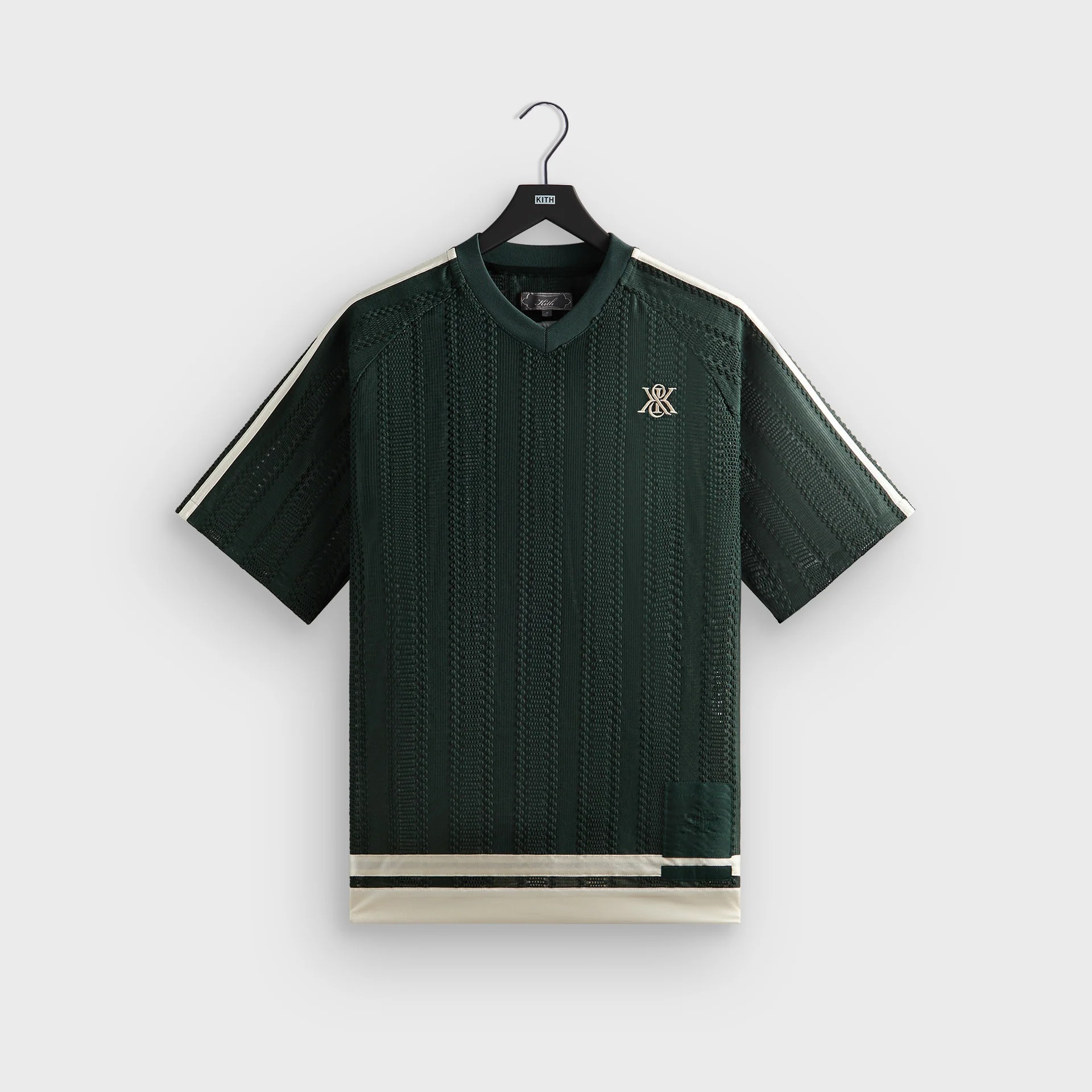 Kith Leon Short Sleeve Lace Combo Jersey Green | KXM Store