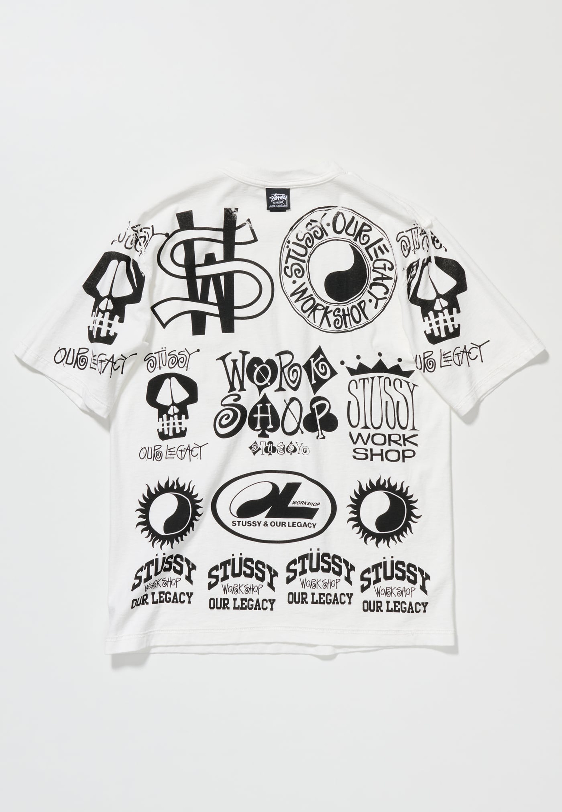 Stussy x Our Legacy Icons Pig. Dyed Tee Natural