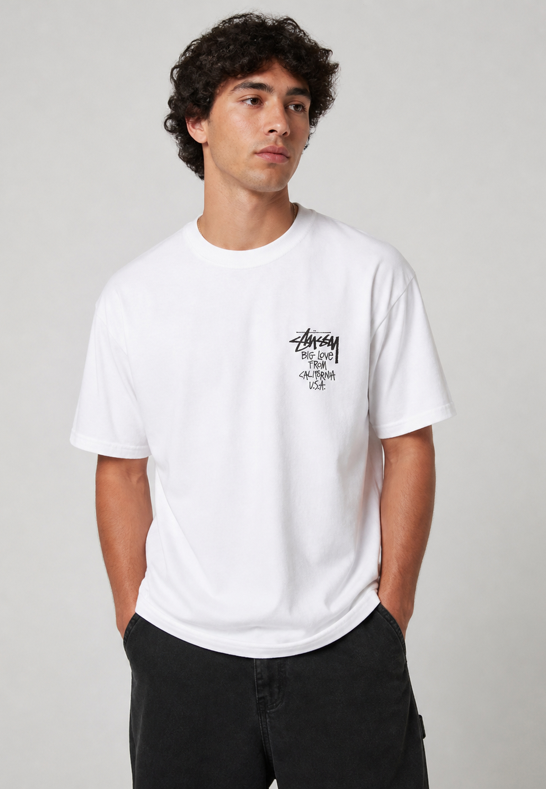 Stussy Big Love Tee White | KXM Store