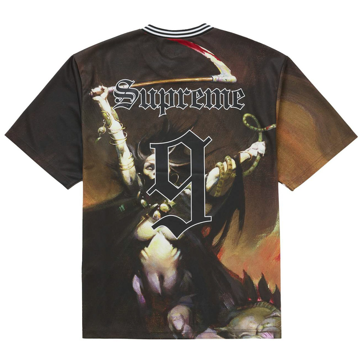 Supreme® x Frazetta Soccer Jersey Woman With Scythe | KXM Store